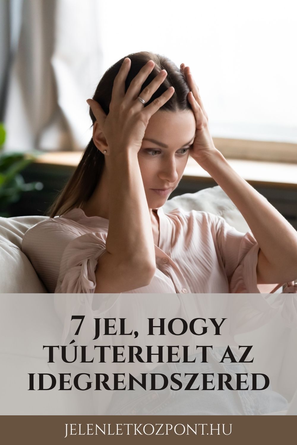 túlterhelt és ideges nő
